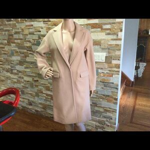 Topshop Tan Long Coat